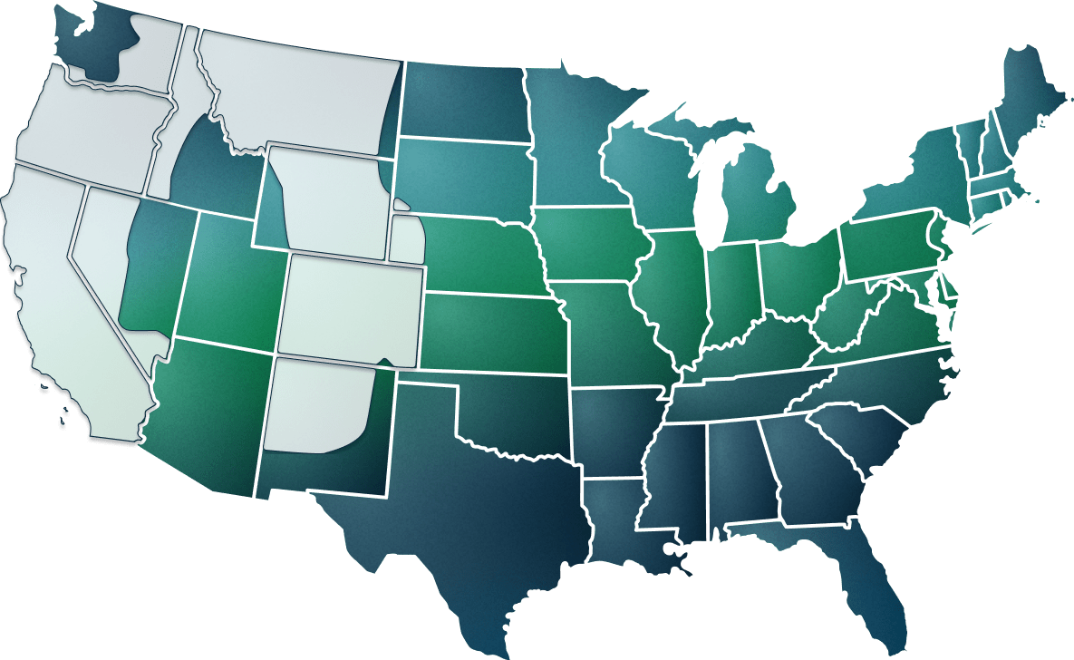 states map states map