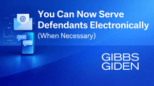 Chris Ng Gidden Gibbs California Serve Defendants Electronically